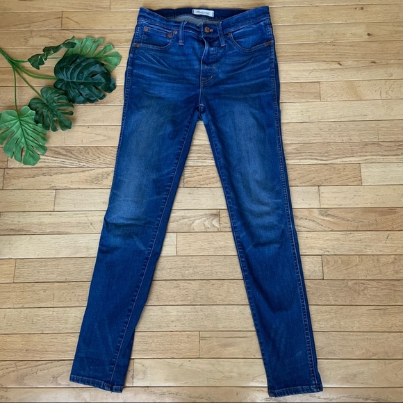 Madewell 9" high-Rise Skinny Jeans in Patty Wash 28 - Picture 2 of 5